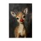 Stupell Industries Red Nose Baby Reindeer Wall Plaque By Lettered and Lined